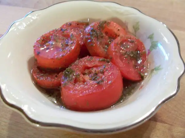 marinated tomatoes recipe