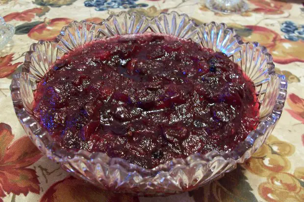 homemade cranberry sauce