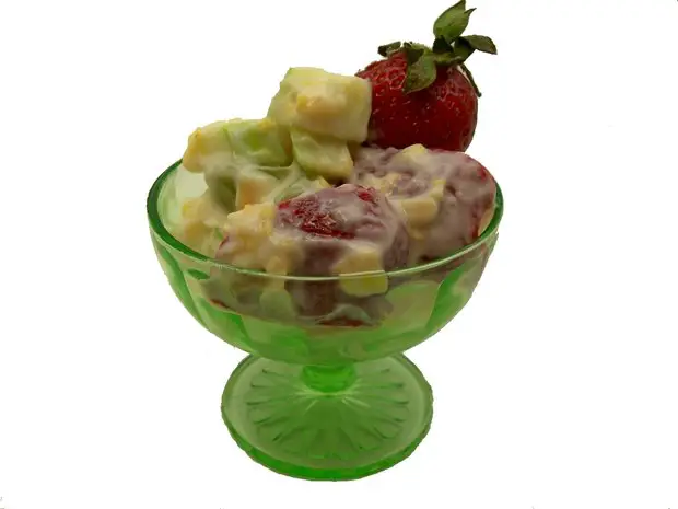 Colby cheese fruit salad