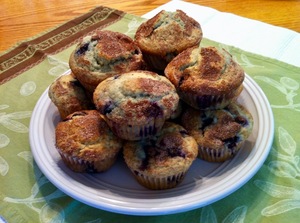 Blueberry Cream Cheese Muffins