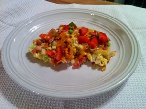 Egg And Hash Brown Skillet Breakfast