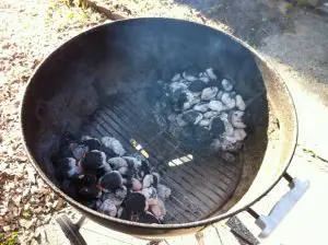 charcoal grill preparation