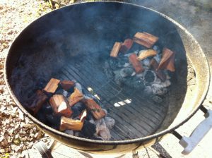 charcoal grill preparation