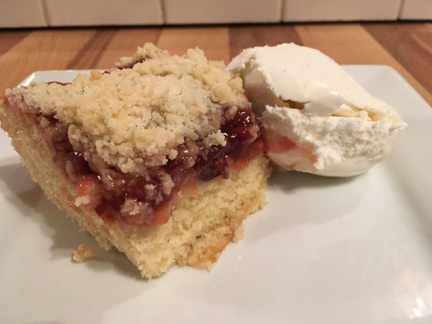 cherry coffee cake