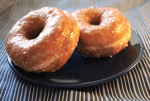 Cake Doughnut Recipe With Coffee Flavored Glaze | Vintage Cooking