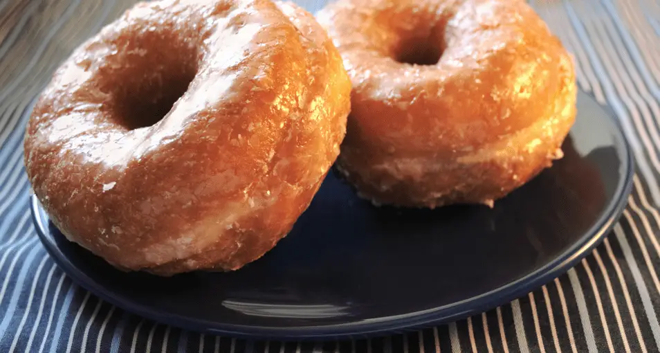 Cake Doughnut Recipe With Coffee Flavored Glaze Vintage Cooking