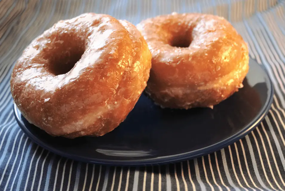Cake Doughnut Recipe With Coffee Flavored Glaze Vintage Cooking