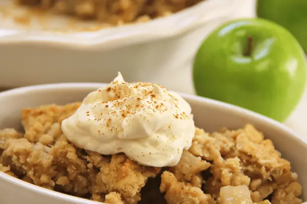 homemade apple crisp recipe