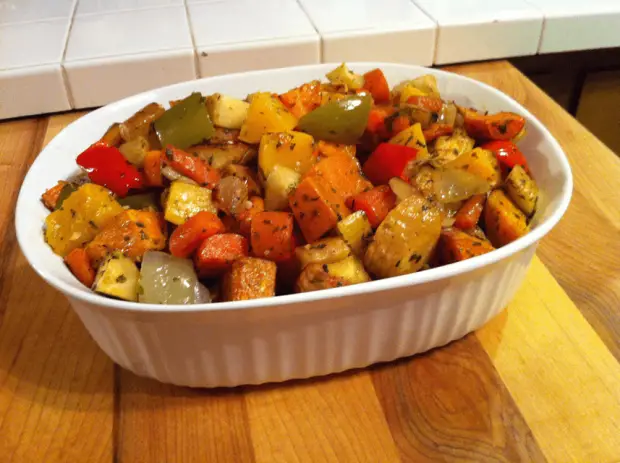 oven roasted vegetables