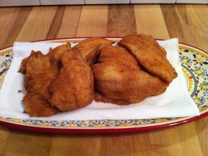 Deep Fried White Bass for Fish Tacos