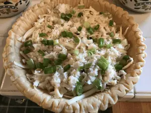 Seafood Crab Quiche Prep