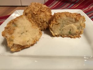 cheesy mashed potato balls