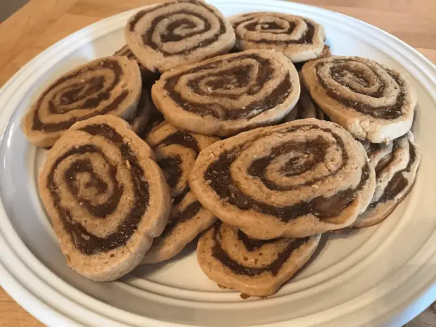 Old Fashioned Date Pinwheel Cookies Vintage Cooking