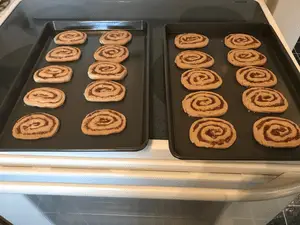 date pinwheels fresh from the oven