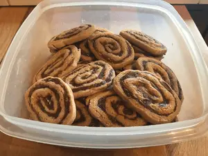 date pinwheels ready to eat