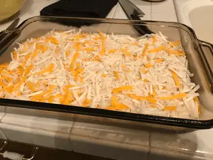 shredded potato casserole prep 2