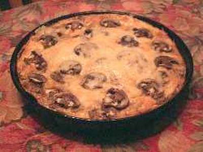 mushroom and swiss quiche