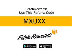 Fetch Rewards Referral Code:  MXUXX