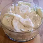 creamy cucumber salad