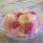 pretty in pink fruit salad recipe