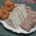 chopped ham tea sandwiches