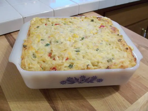 Triple Cheese Potato Casserole