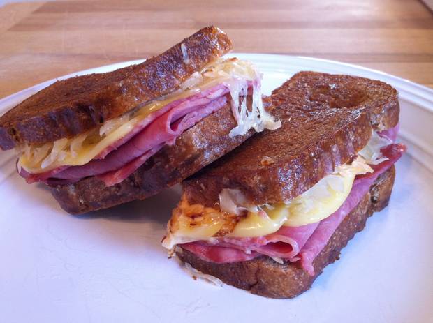 homemade reuben sandwich