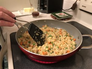 Preparing the Fried Rice