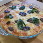 spinach mushroom crab quiche recipe