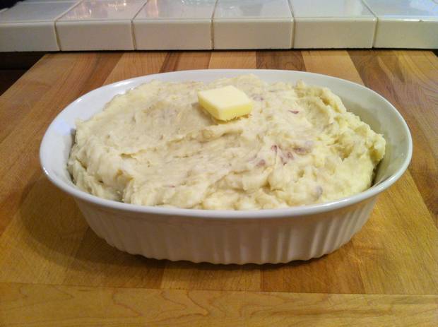 roasted garlic mashed potatoes