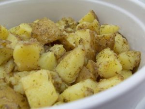 brown buttered potatoes