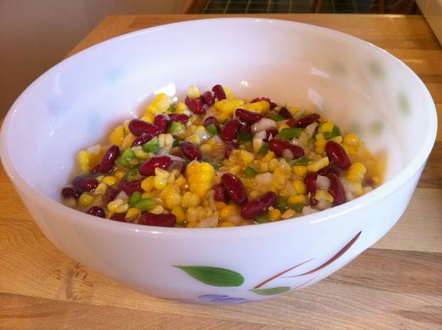 fresh summer corn salad