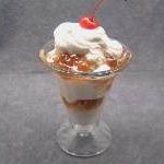 Apple Cinnamon Delight Ice Cream Sundae