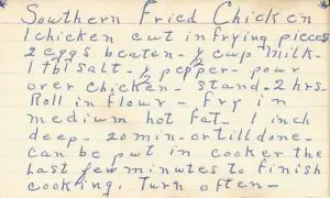southern fried chicken recipe