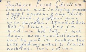 southern fried chicken recipe