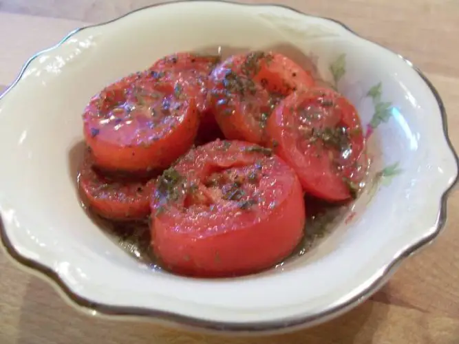 marinated tomatoes